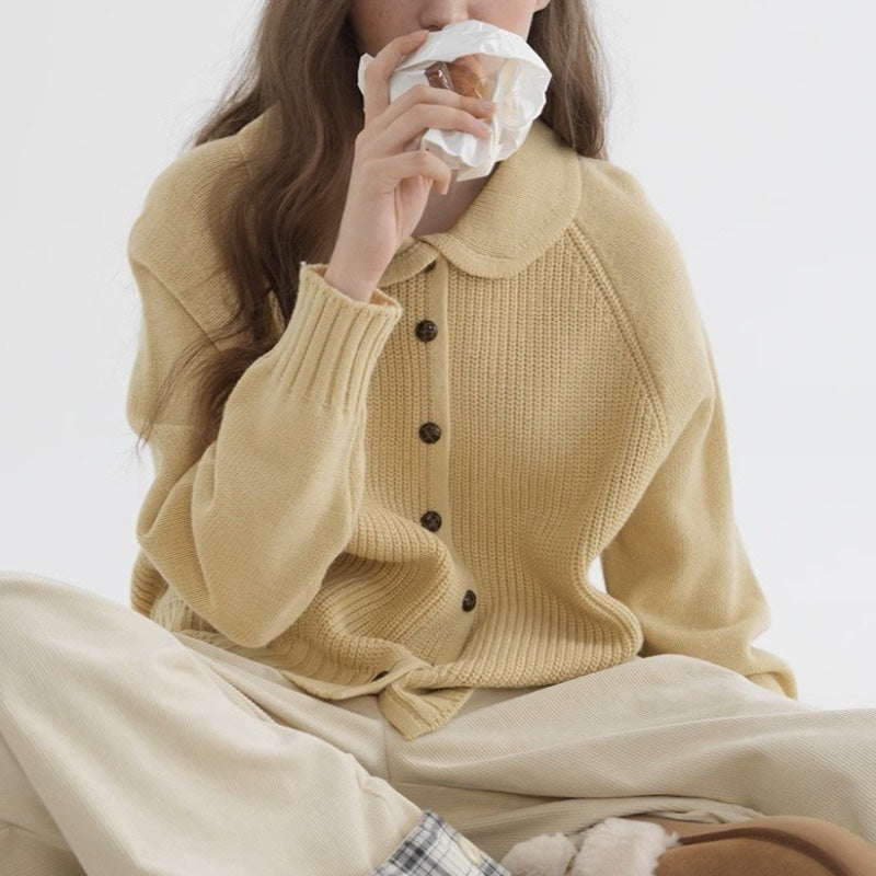 French Retro Cardigan Sweater