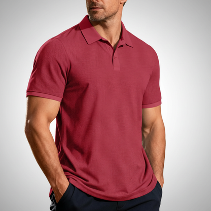 Men's Waffle Collar Shirt
