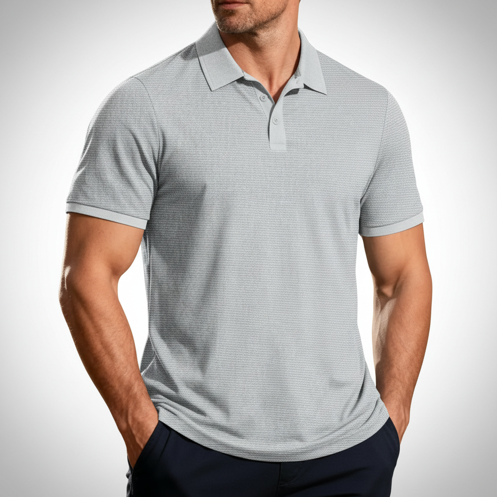 Men's Cotton Polo Shirt Collared