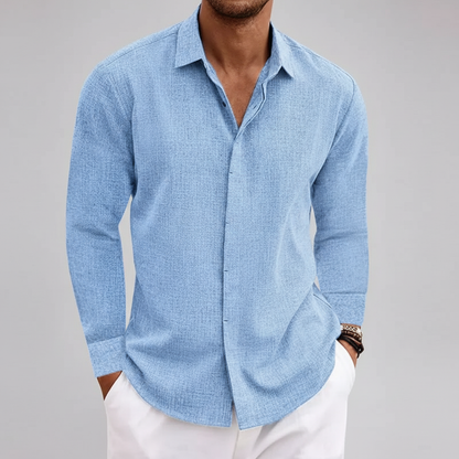 Shoreline Men's Collared Full Sleeve Shirt