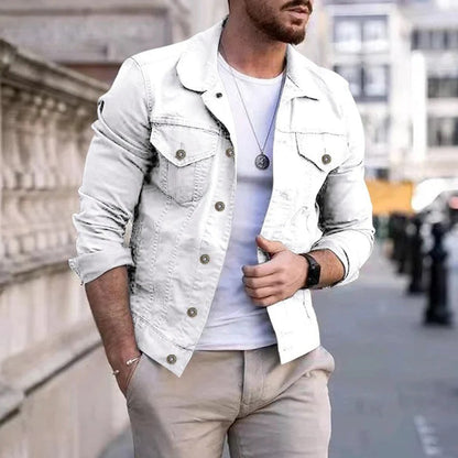 Men's Spring Jacket Lightweight Waterproof Navy