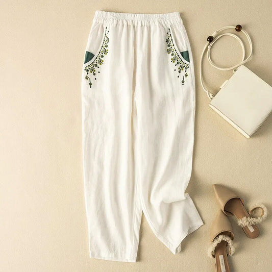 Boho Chic Flowy Harem Pants - VibreMode