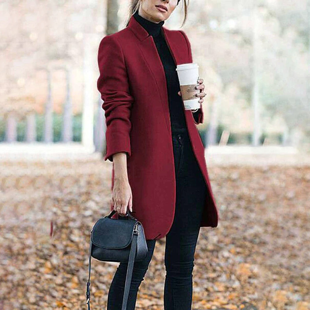 Ladies Elegant Spring Long Trench Coat
