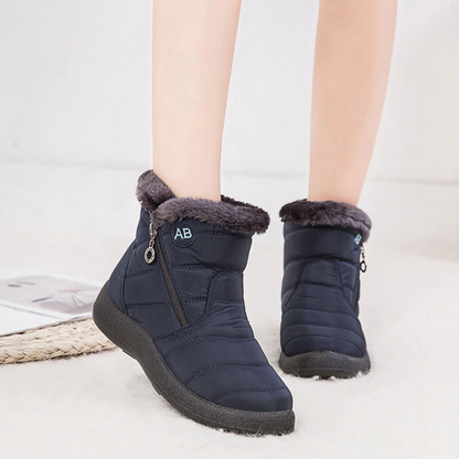 Women's Quilted Mid Ankle Flat Boots