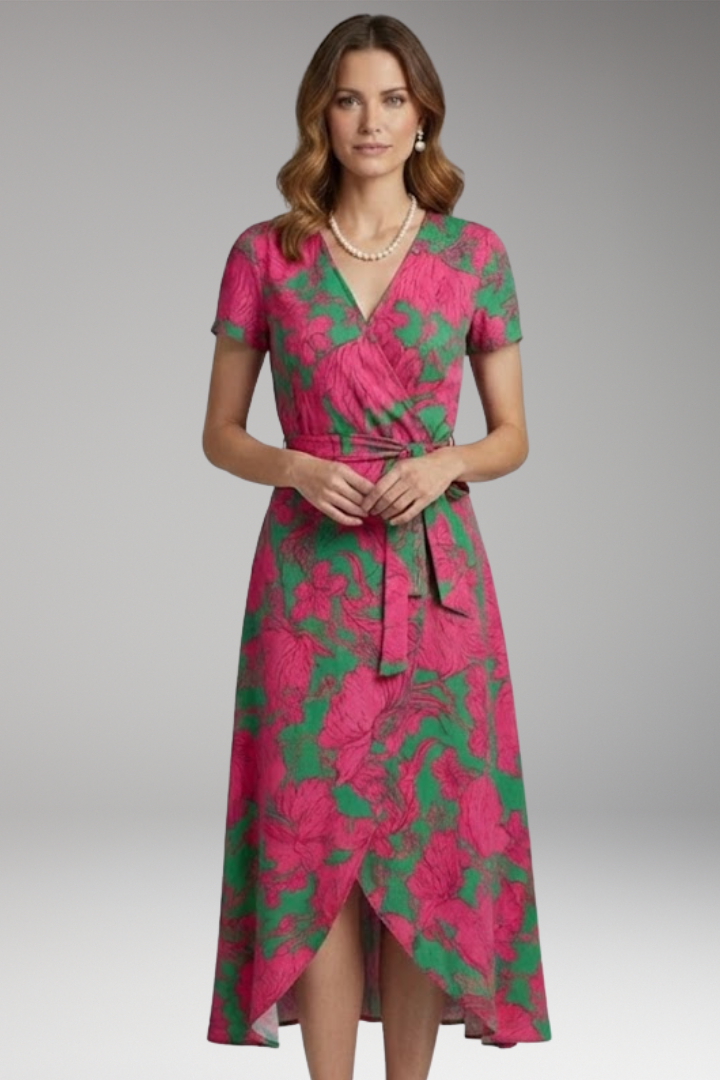 Women's Printed Dress Vibrant Colors