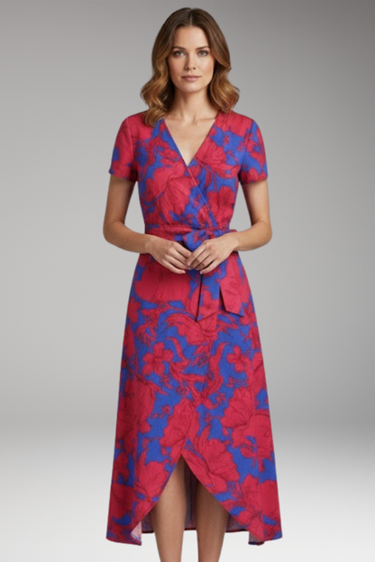Women's Printed Dress Vibrant Colors