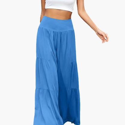 Women's Wide Leg High Waist Pleated Pants