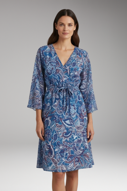 Women's V-Neck Boho Mini Dress