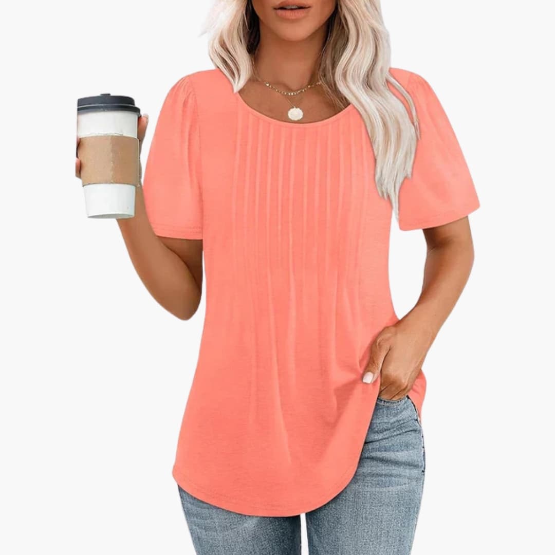 Women's Loose Fit Round Neck T-Shirt