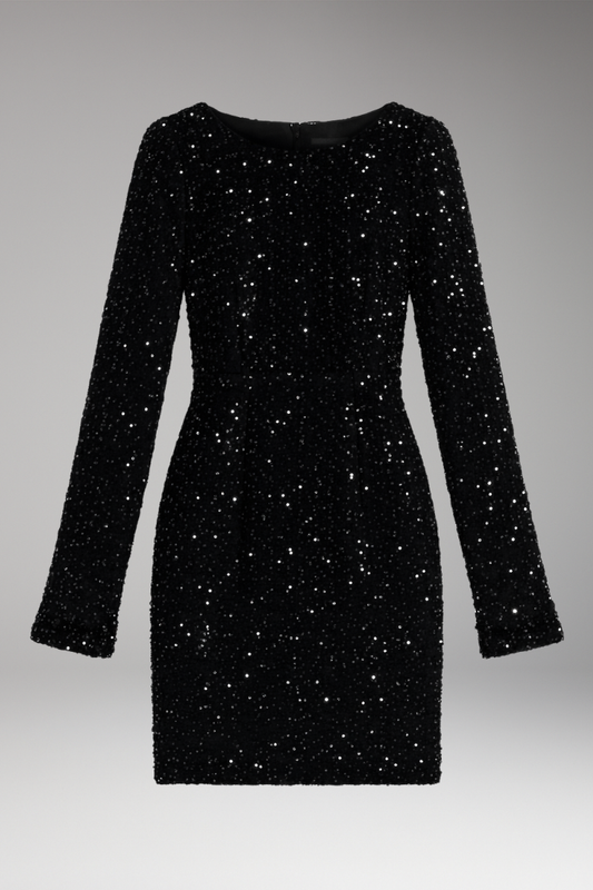 Women's Winter Party Dress Open Back Deep V Neck - VibreMode