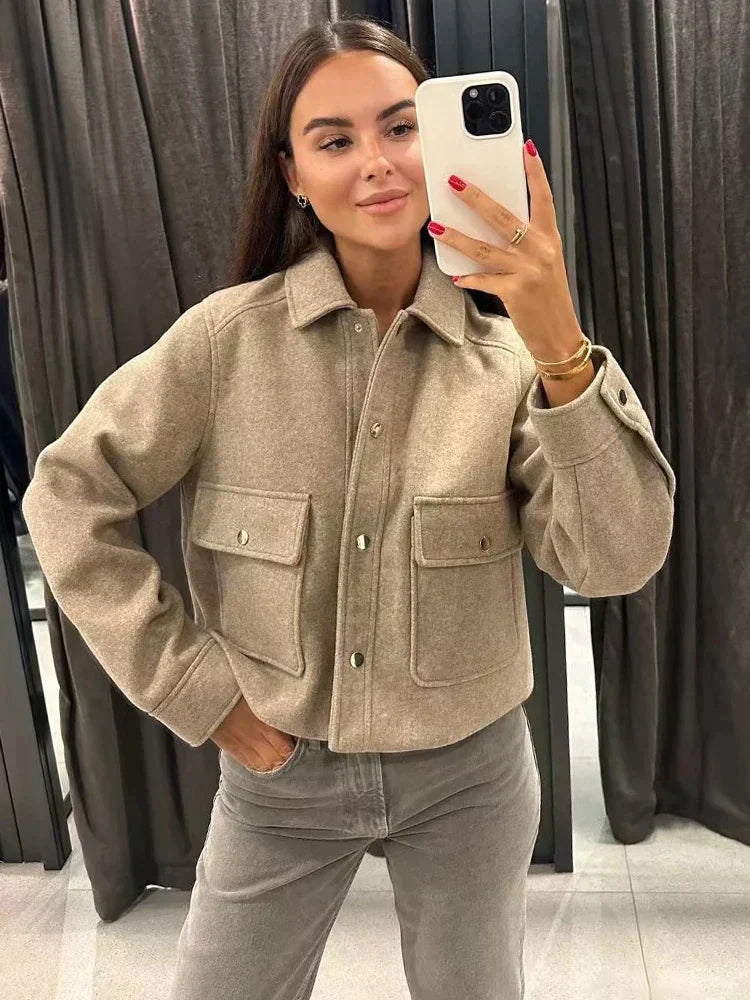 Women's Tailored Blazer Jacket Professional Casual Wear