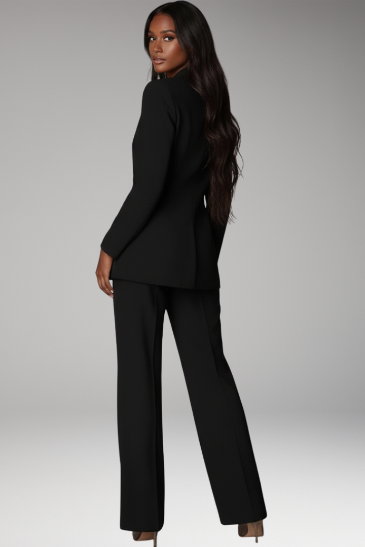Women's Blazer Suit Two Piece Structured