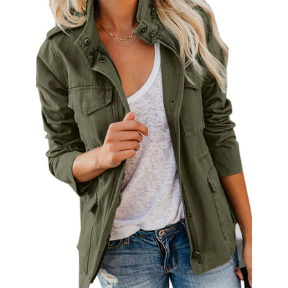 Women's Lightweight Zip Up Jacket Breathable Nylon - VibreMode