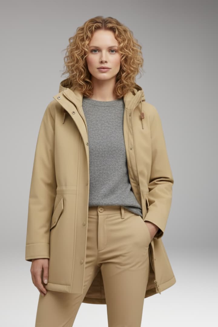 Women's Hooded Parka Insulated Waterproof