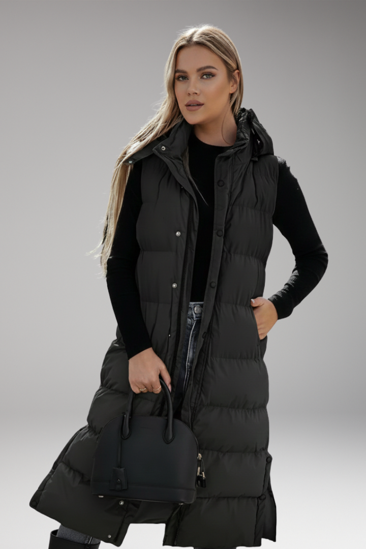 Women's Puffer Jacket Quilted Hooded