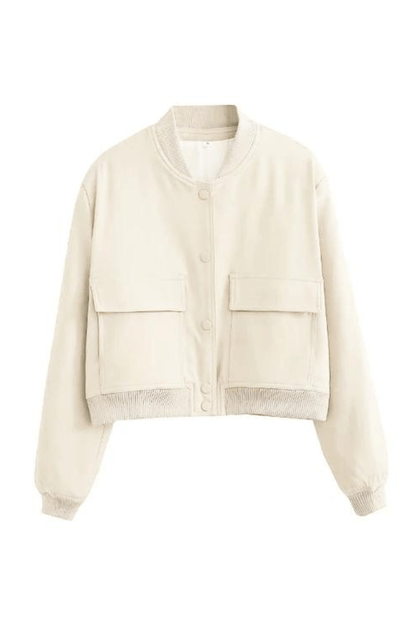 Women's Tweed Overshirt With Pockets - VibreMode