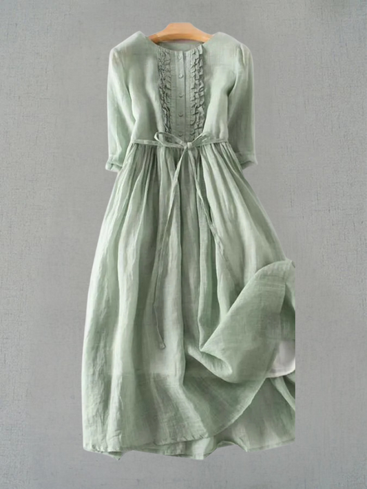 Elegant Ladies Retro Style Dress - VibreMode