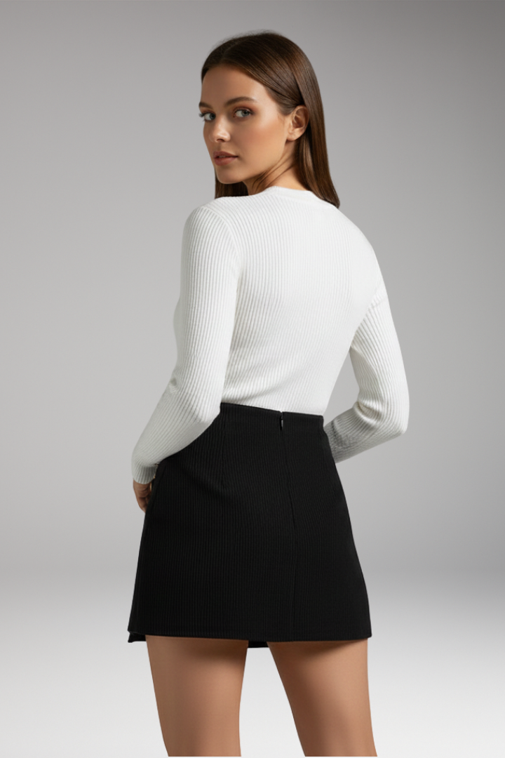 Women's Woven Skirt Elastic Waist