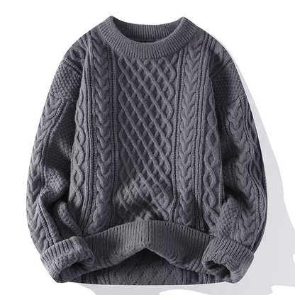 Warm Women's Cable Knit Winter Sweater