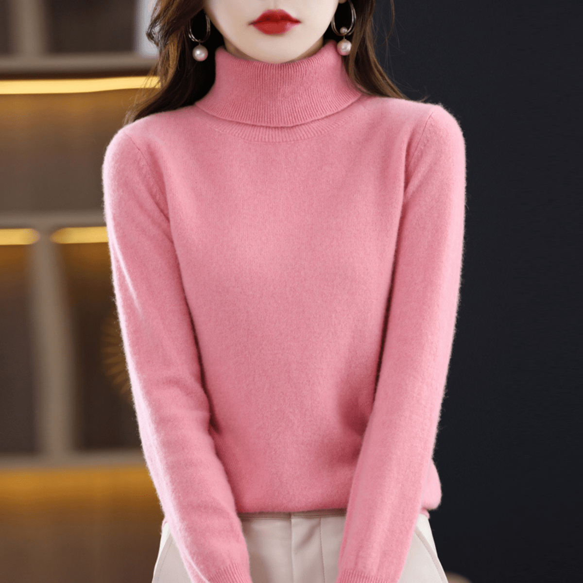 Timeless Ladies Crew Neck Spring Sweater