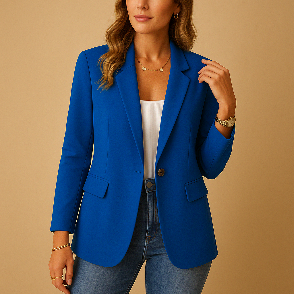 Women's Tailored Blazer Stretch Fabric
