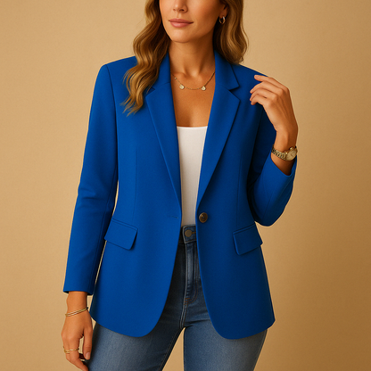 Women's Tailored Blazer Stretch Fabric