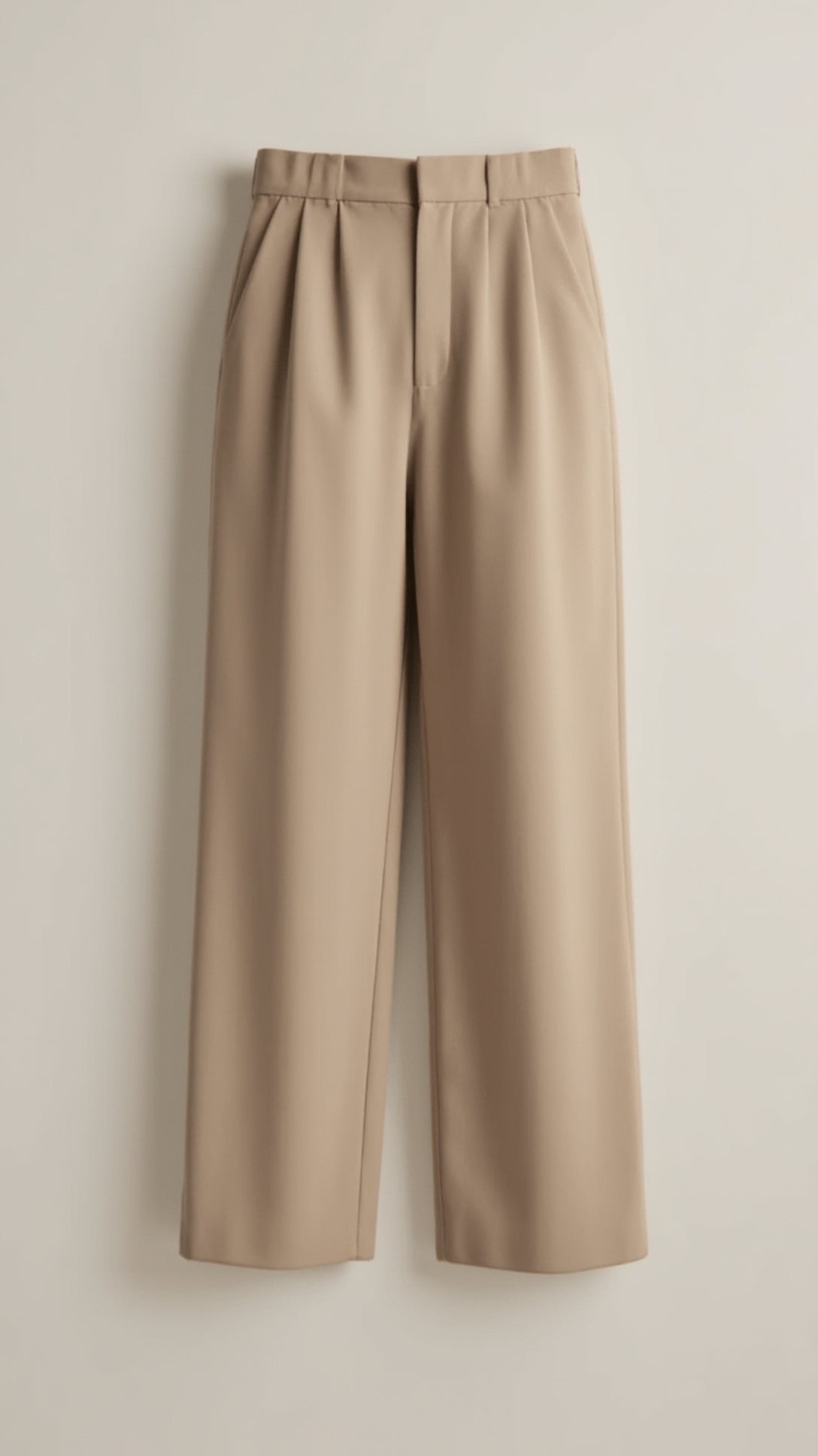 Women's Wide Leg High Waist Pants Pleated Front