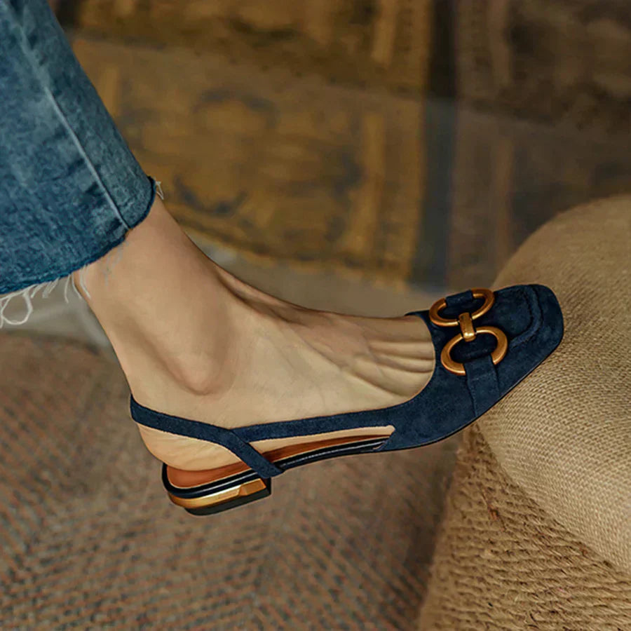 Women's Slingback Sandals with Detail