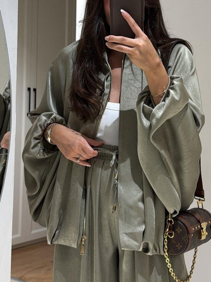 Women's Oversized Two Piece Tracksuit Set