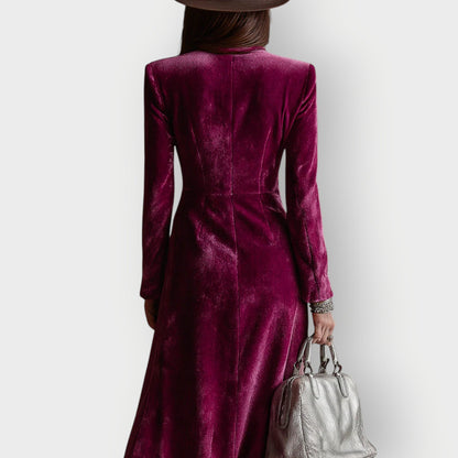 Women's Velvet Maxi Dress