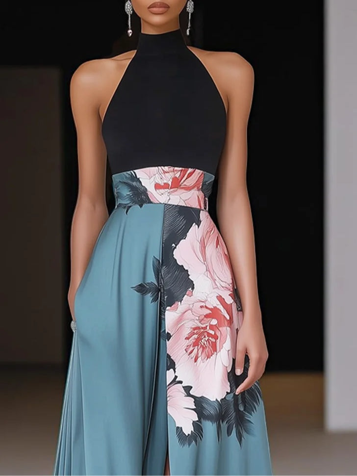 Beautiful Floral Off Shoulder Maxi Dress