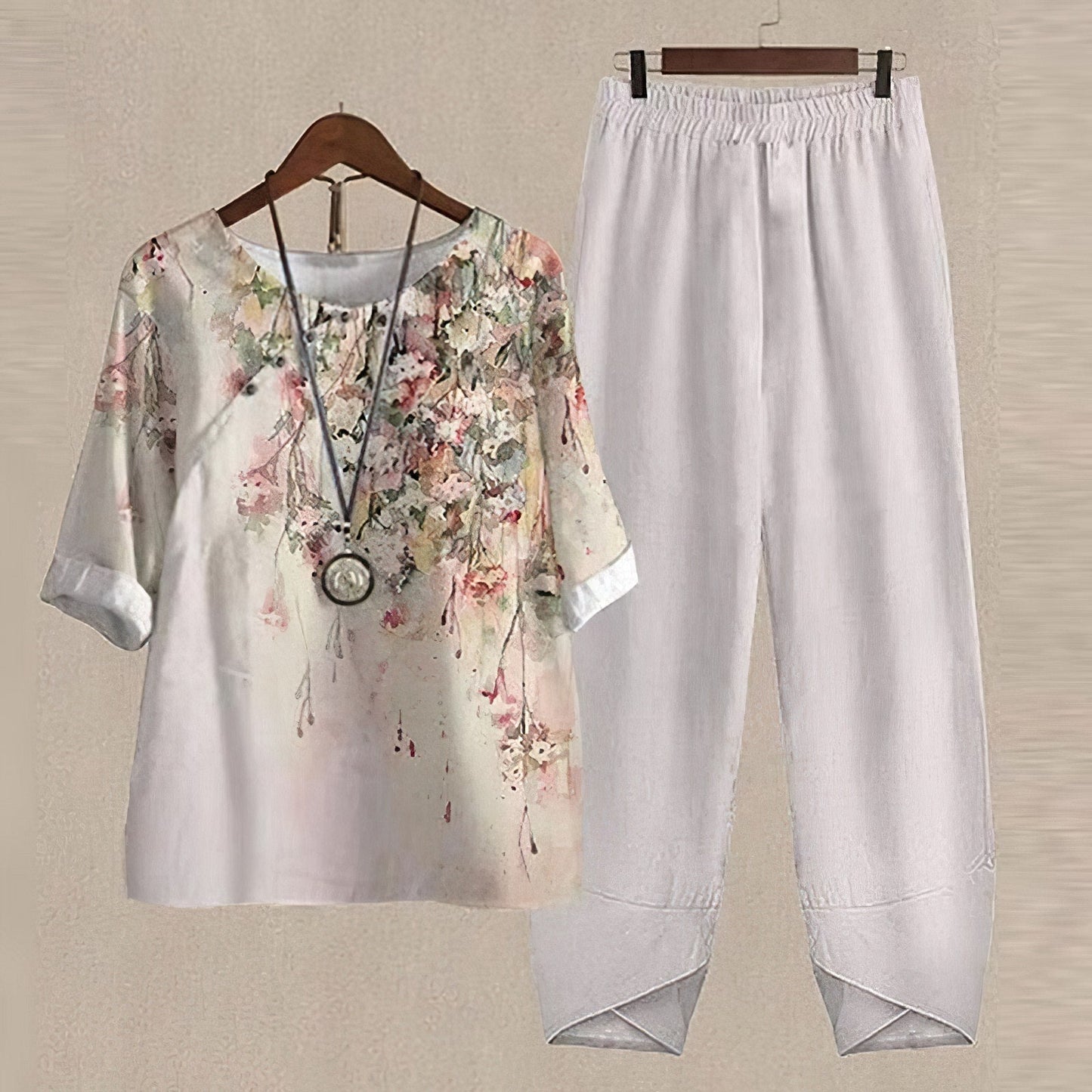 Women's 2 Piece Floral Set Comfortable