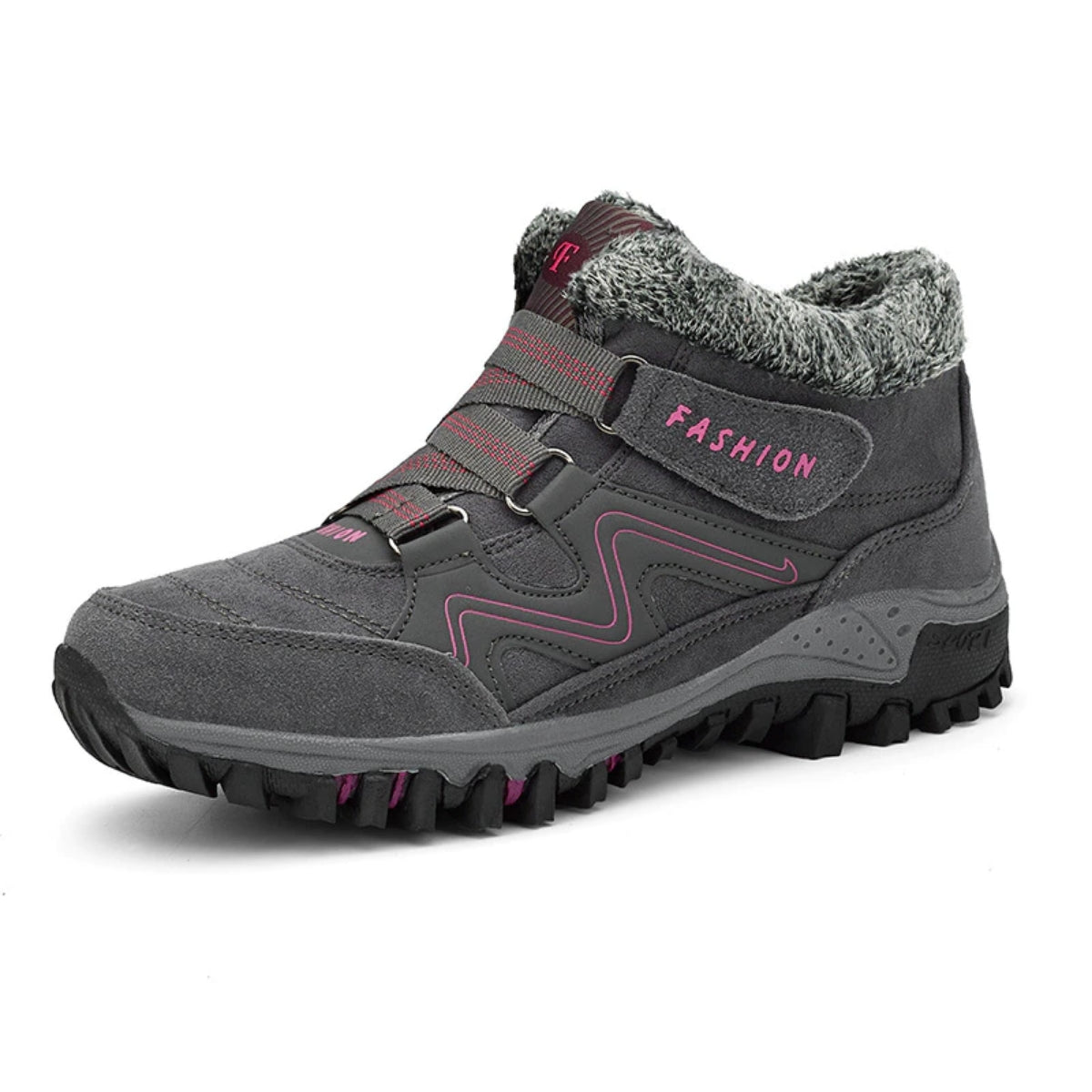 Women's Orthopedic Ankle Boots Lug Sole Supportive - VibreMode