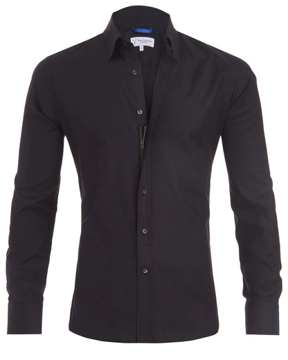 Men's Zip Front Fit Shirt