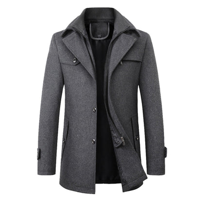Elegant Double Collar Coat
