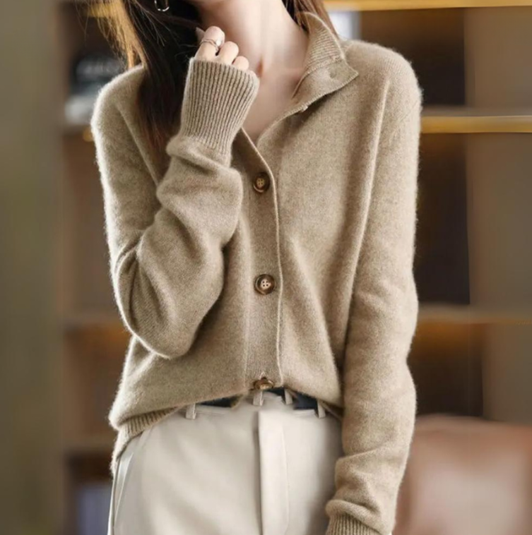 Women's Long Sleeve Cardigan Casual - VibreMode