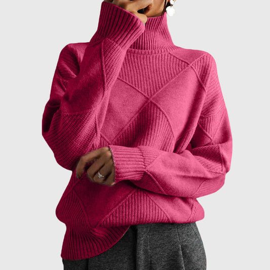 Avery Women's Turtleneck Sweater - VibreMode