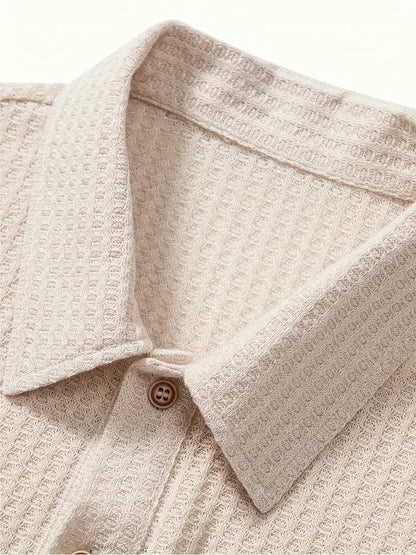 Men's Casual Polo Shirt Breathable Cotton