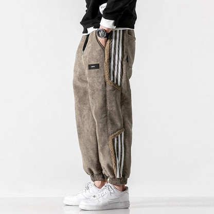 Image of Aaron | Men's Striped Joggers Sweatpants