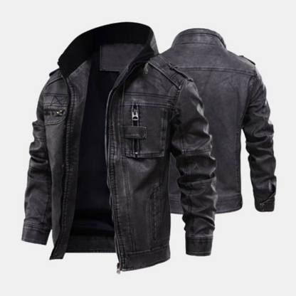 Lincoln Men's Leather Jacket - VibreMode