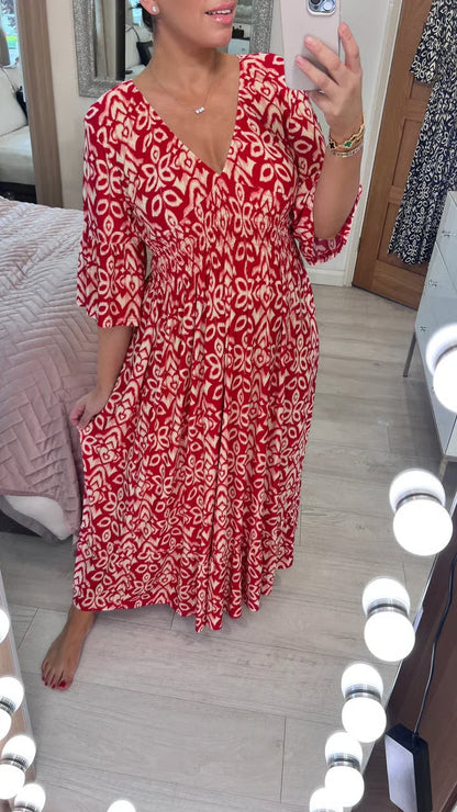 Women's Flowy Long Evening Dress Tummy Control - VibreMode