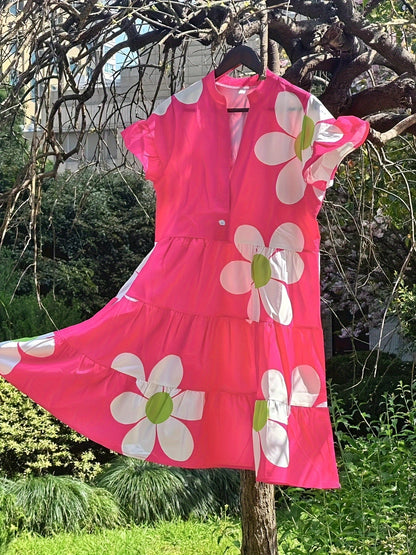 Women's Floral Tummy Control Dress