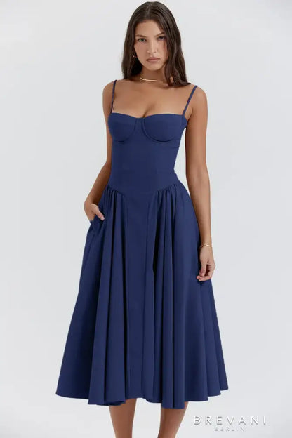 Fashionable Waist Cinch Dress