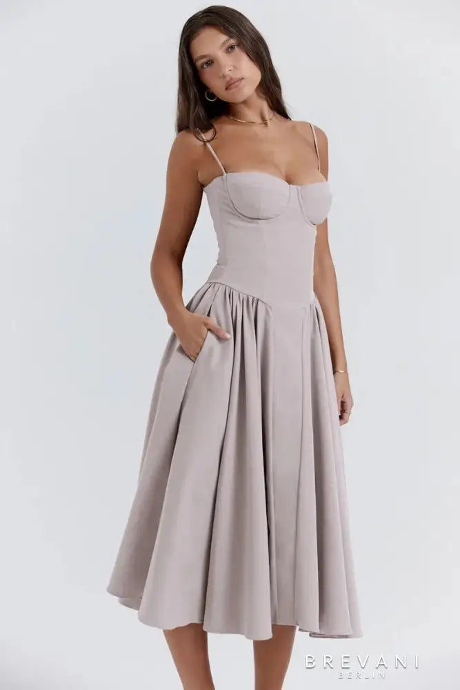 Fashionable Waist Cinch Dress