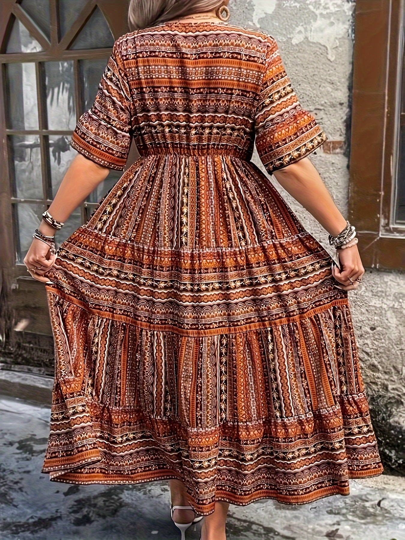 Chic Floral Maxi Sundress for Women