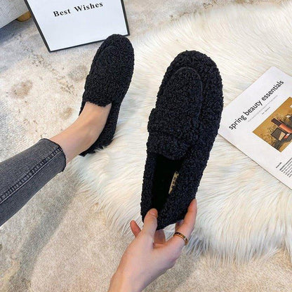 Women's Flat Textured Slip-On Loafers