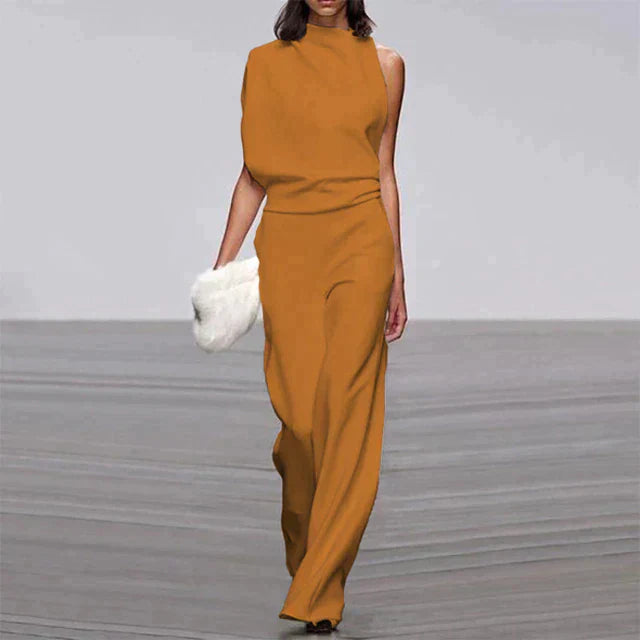 Image of Alison | Women's High-Waisted Wide Leg Dress Pants
