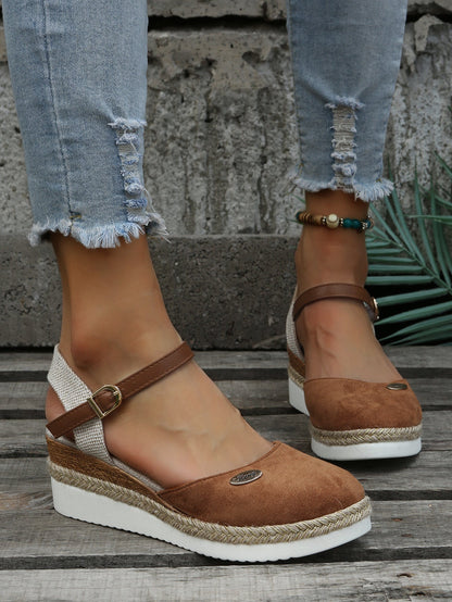 Image of Amber | Women's Ankle Strap Platform Sandals
