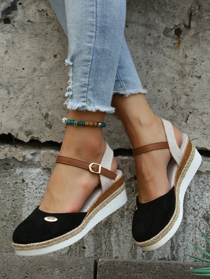 Image of Amber | Women's Ankle Strap Platform Sandals