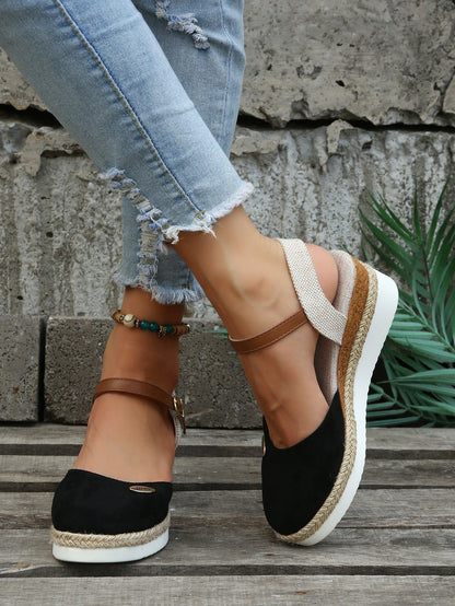 Image of Amber | Women's Ankle Strap Platform Sandals